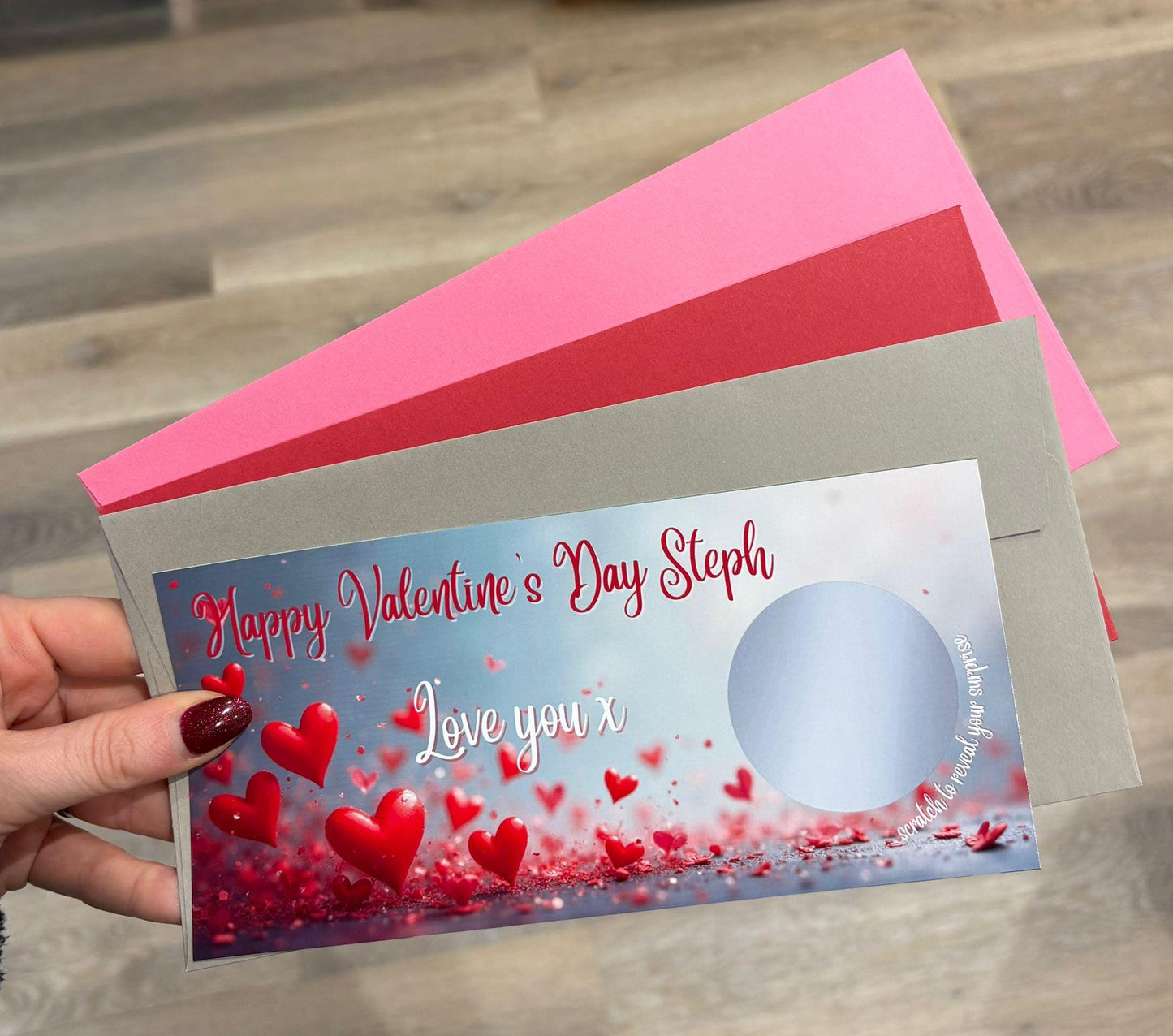 Personalised Valentine’s Scratch Voucher