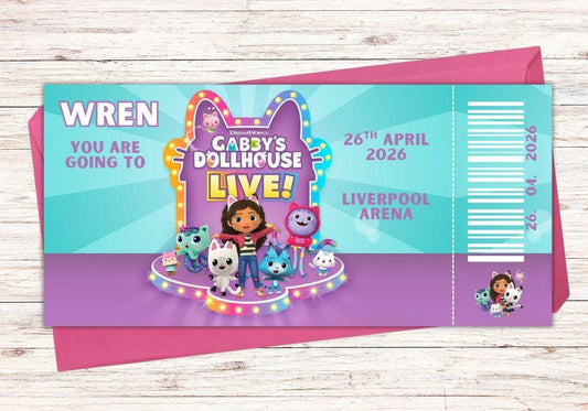 Gabby's Dollhouse Live! Concert Ticket