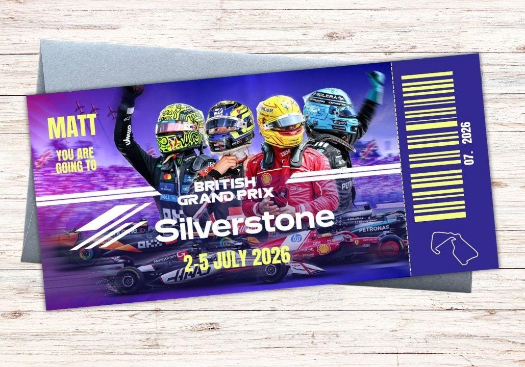 Formula 1 Silverstone 2026 Gift Voucher