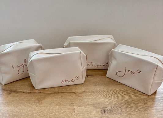 Personalised Makeup/Toiletry/Bits and Bobs Bag