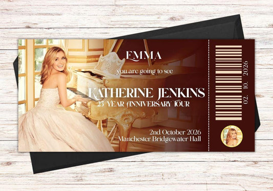 Personalised Katherine Jenkins 2026 Concert Voucher
