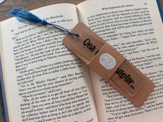 'One More Chapter' Bookmark with Tassel