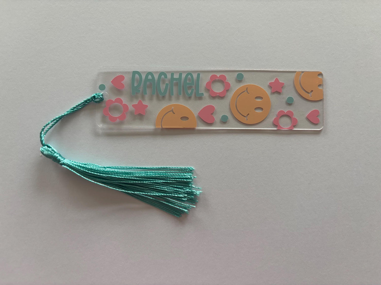 Personalised Smiley Face Bookmark with Tassel