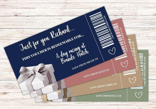 Personalised Experience Gift Voucher