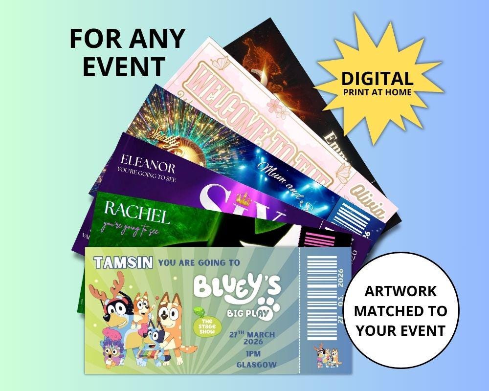 Digital Custom Voucher for any event