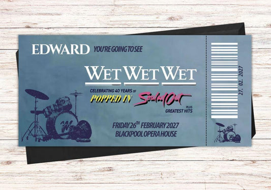 Wet Custom Concert Voucher| 2027 Tour