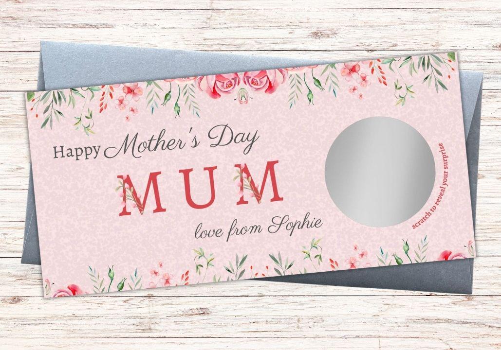Personalised Mother’s Day Scratch Voucher