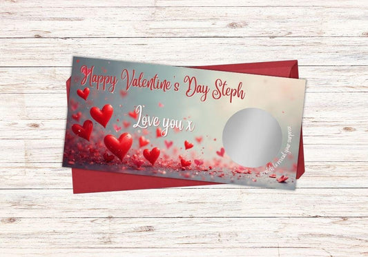 Personalised Valentine’s Scratch Voucher