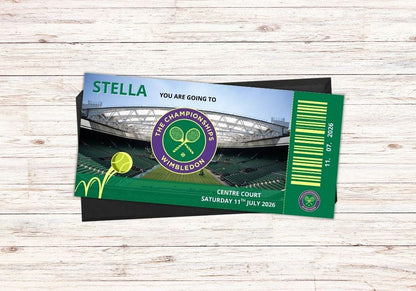 Personalised Wimbledon Gift Voucher