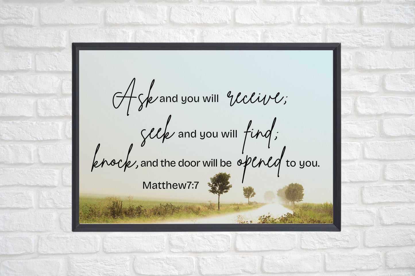 Bible Verse Prints Set of 9 - Digital Download