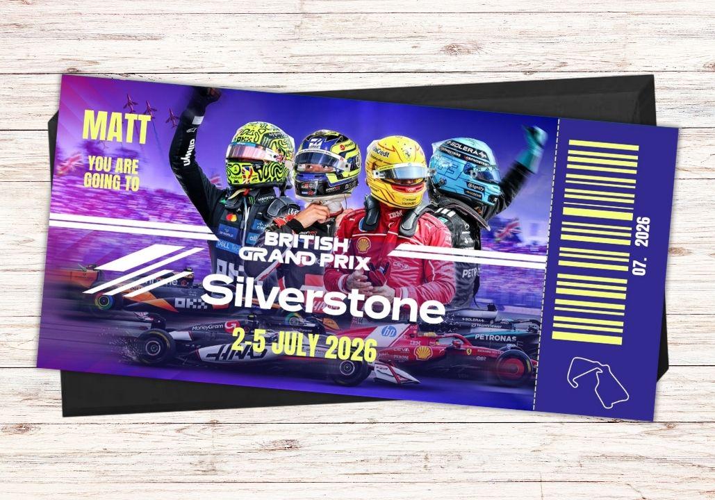 Formula 1 Silverstone 2026 Gift Voucher