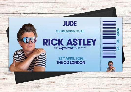 Rick Astley 2026 Concert Voucher