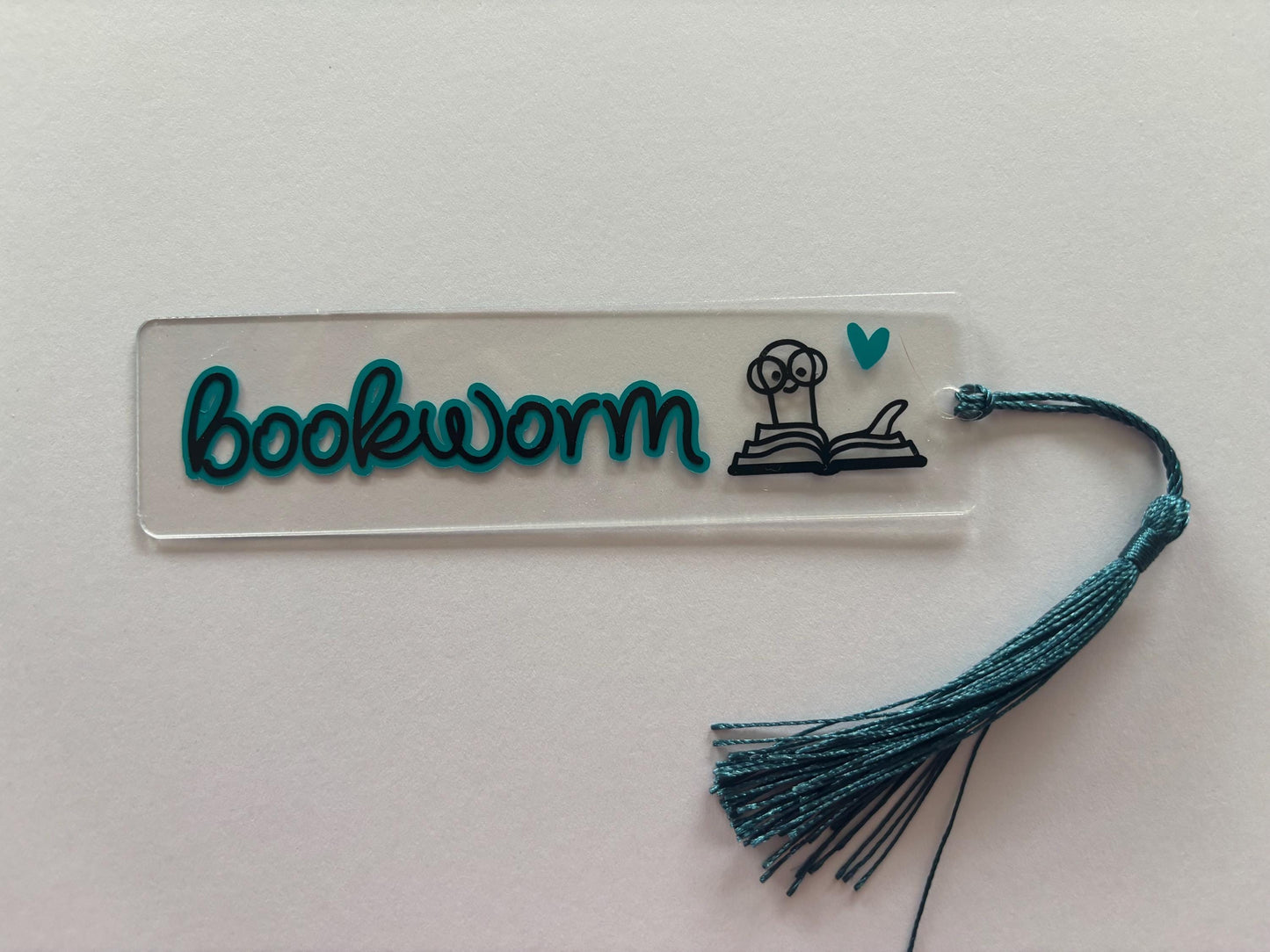 Bookworm Bookmark with Tassel