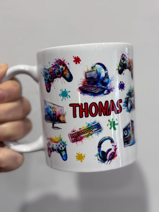Personalised Gaming Coffee Cup