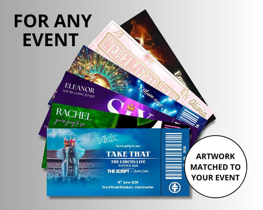 Custom Musical or Theatre Voucher for any event