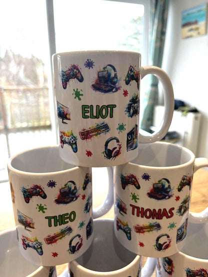 Personalised Gaming Coffee Cup