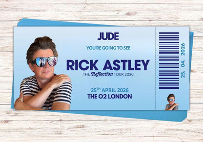 Rick Astley 2026 Concert Voucher