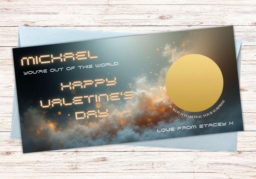 Out of This World Valentine’s Scratch Voucher
