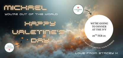 Out of This World Valentine’s Scratch Voucher