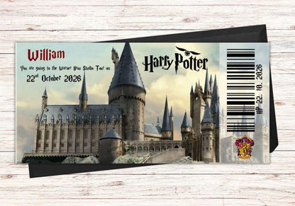 Custom Harry Potter World Ticket