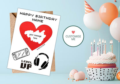 Personalised Birthday Scratch Card