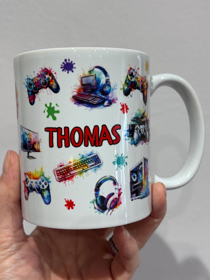 Personalised Gaming Coffee Cup