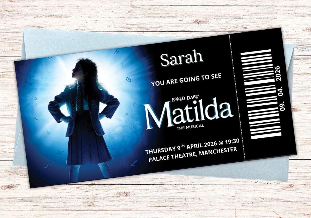 Custom Matilda The Musical Ticket