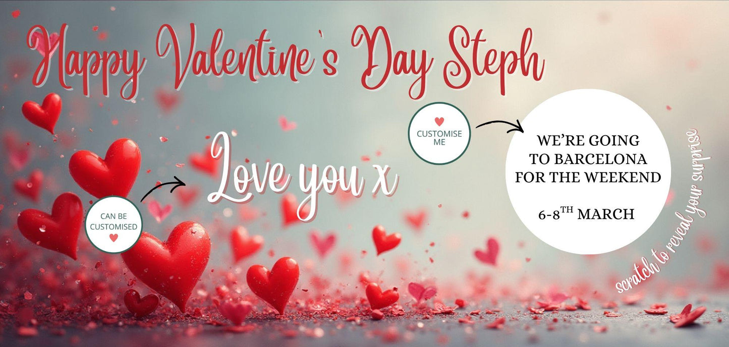 Personalised Valentine’s Scratch Voucher