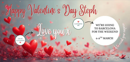 Personalised Valentine’s Scratch Voucher