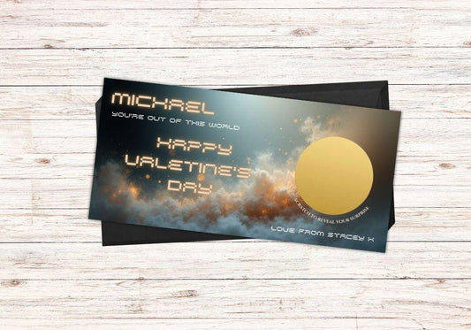 Out of This World Valentine’s Scratch Voucher