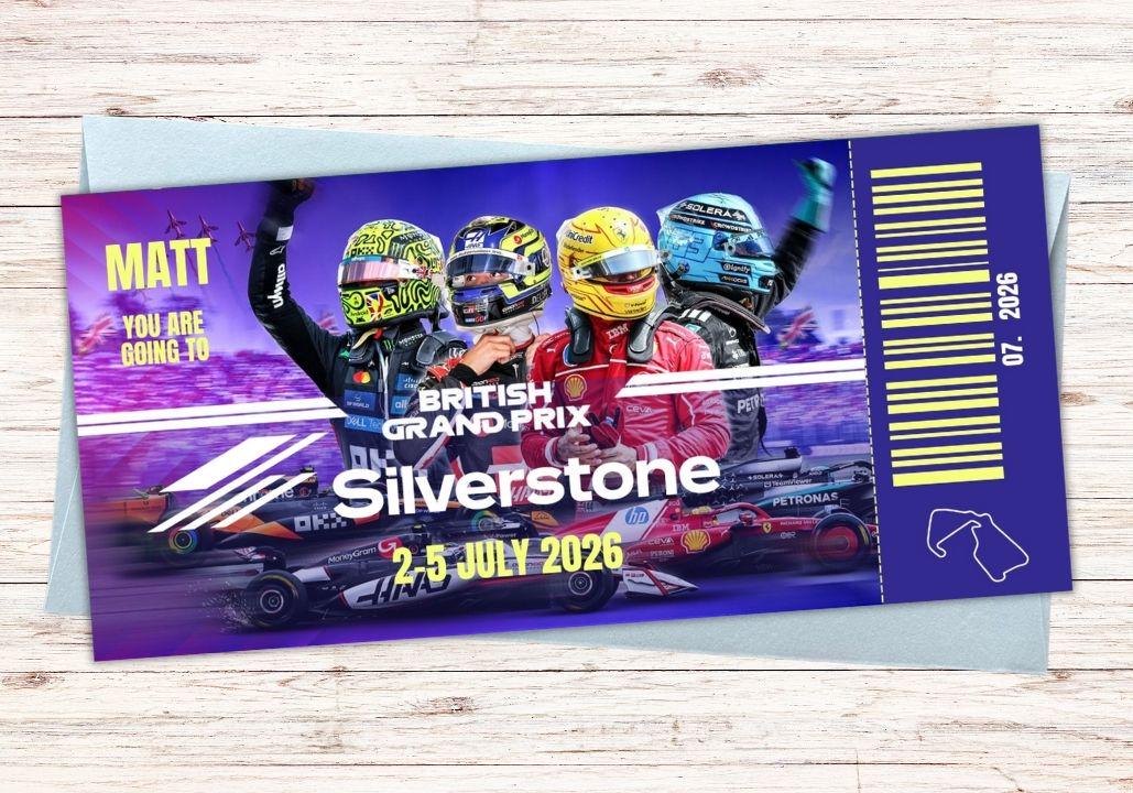 Formula 1 Silverstone 2026 Gift Voucher