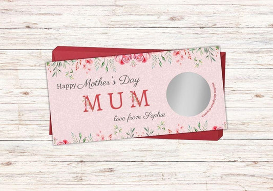 Personalised Mother’s Day Scratch Voucher