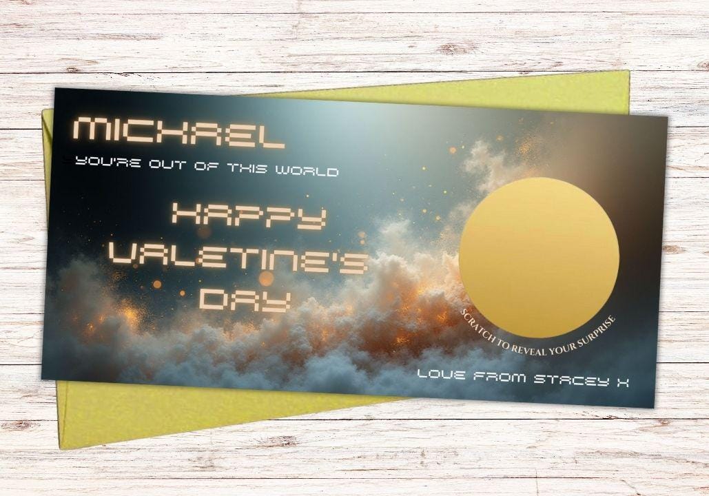 Out of This World Valentine’s Scratch Voucher