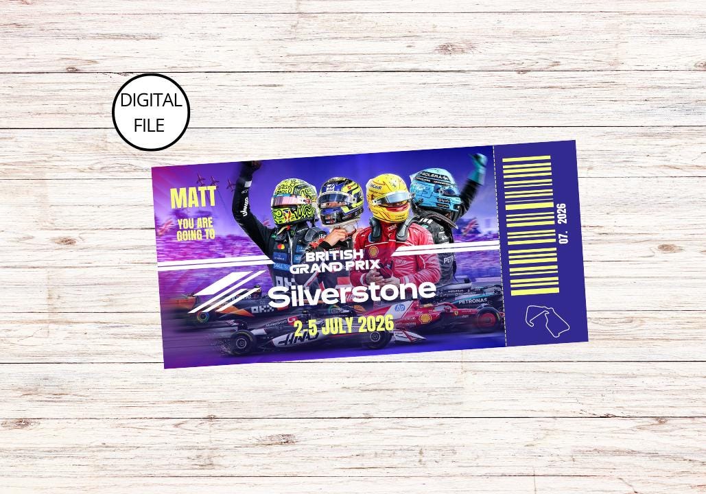 DIGITAL Silverstone Grand Prix 2026 Voucher