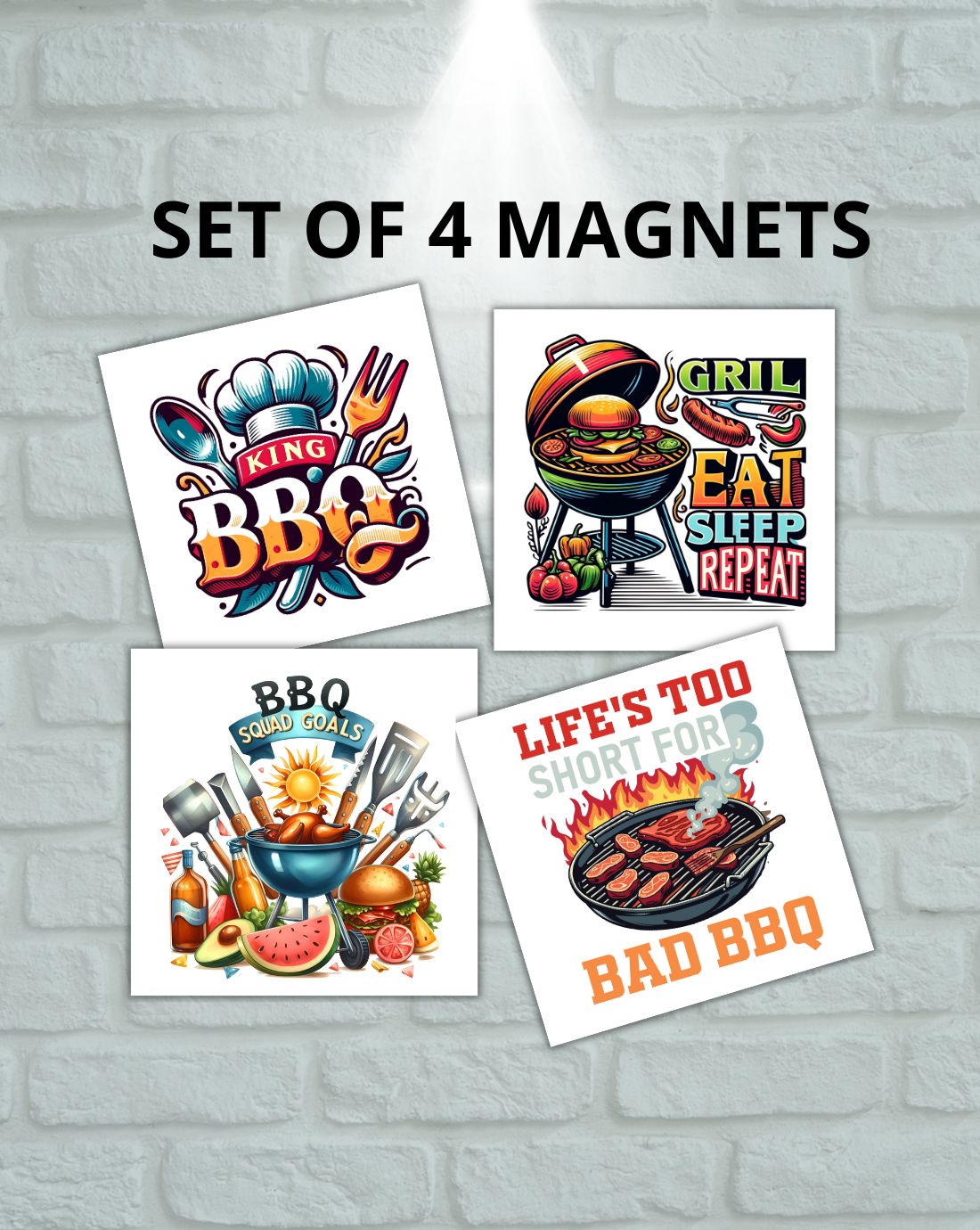 BBQ magnet set