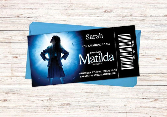 Custom Matilda The Musical Ticket