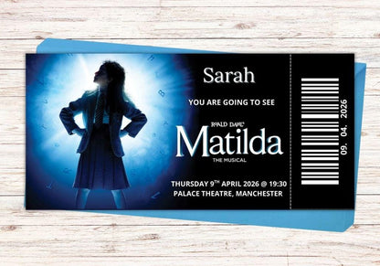 Custom Matilda The Musical Ticket