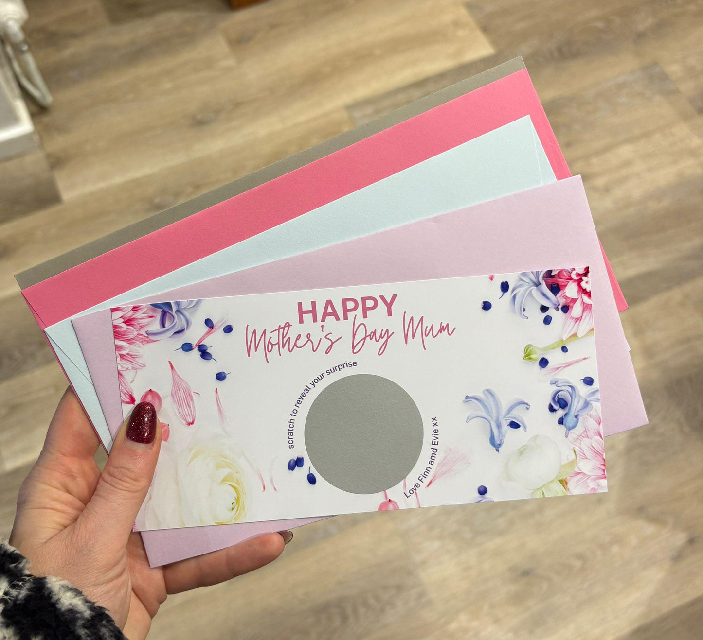 Personalised Mother’s Day Scratch Voucher