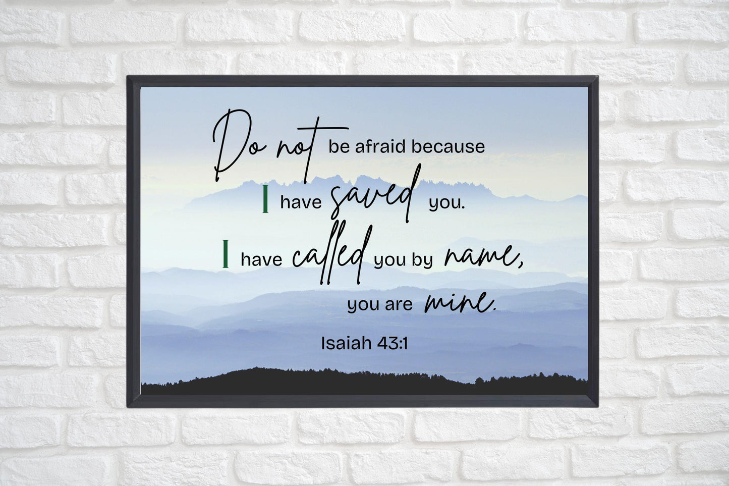 Bible Verse Prints Set of 9 - Digital Download
