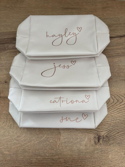 Personalised Makeup/Toiletry/Bits and Bobs Bag