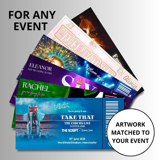 Custom Musical or Theatre Voucher for any event