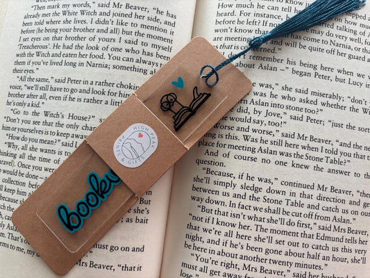 Bookworm Bookmark with Tassel