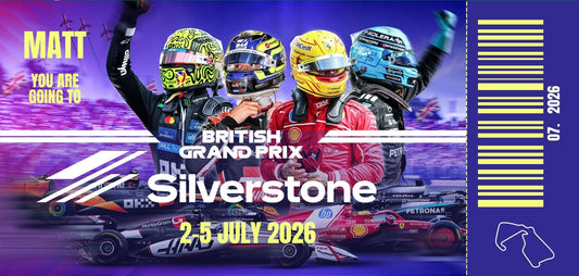 Formula 1 Silverstone 2026 Gift Voucher