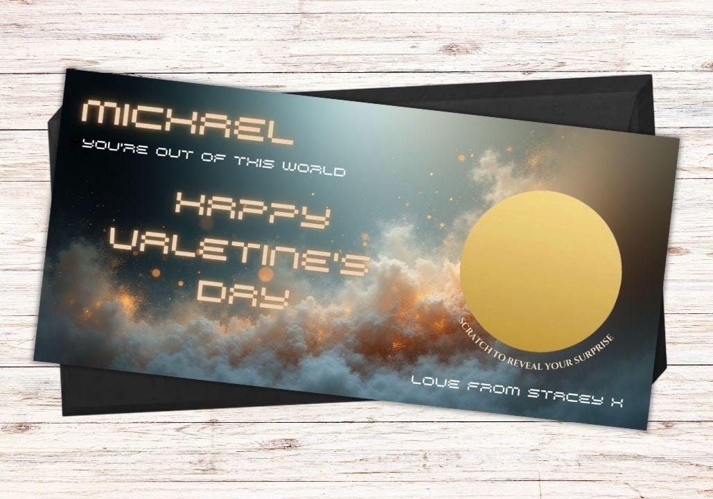 Out of This World Valentine’s Scratch Voucher