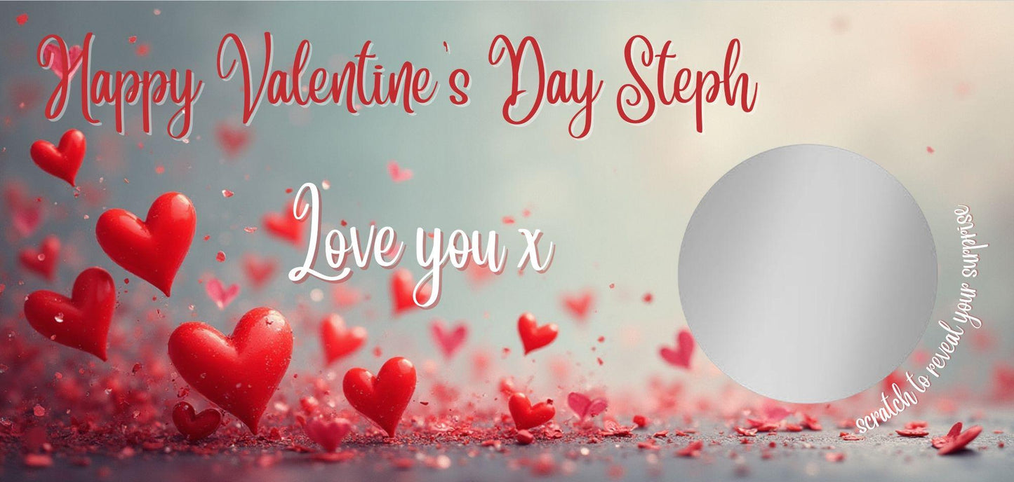 Personalised Valentine’s Scratch Voucher