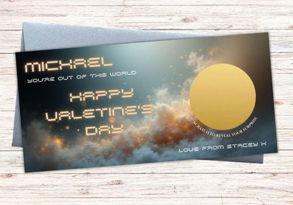 Out of This World Valentine’s Scratch Voucher