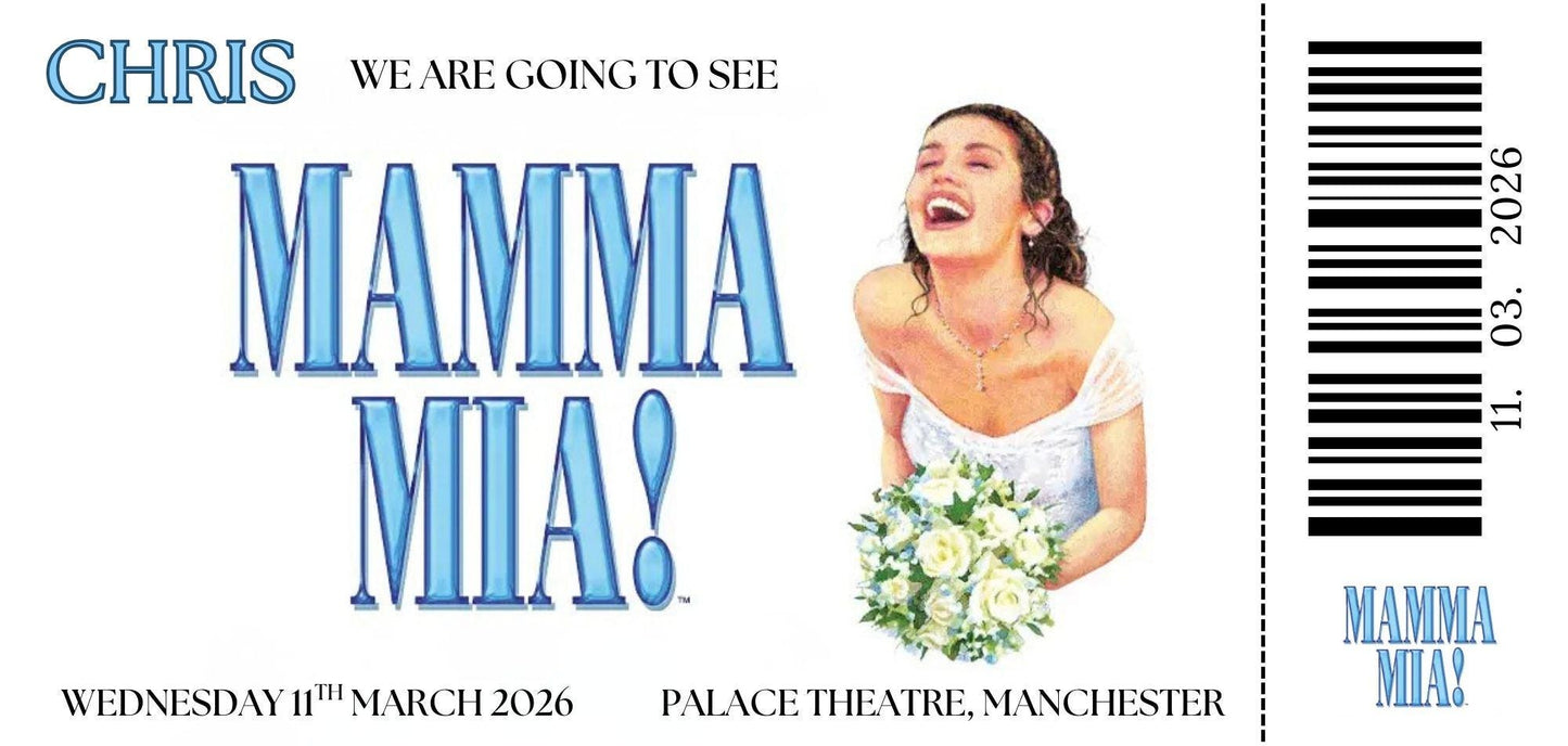 Custom Musical or Theatre Voucher