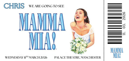 Custom Musical or Theatre Voucher