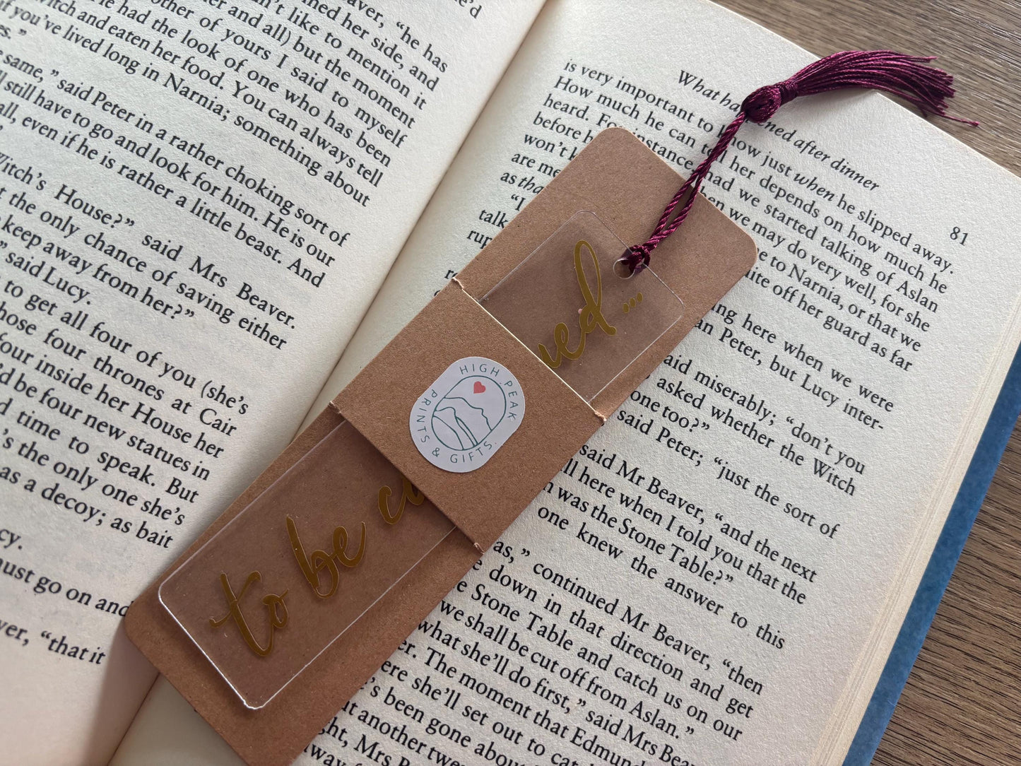 'To Be Continued' Bookmark with Tassel