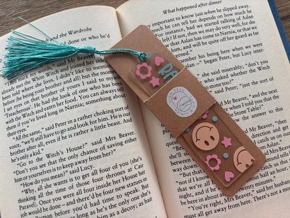 Personalised Smiley Face Bookmark with Tassel